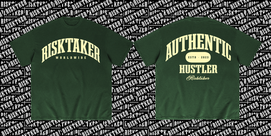 RISKTAKER "Authentic Hustler" l Dark green