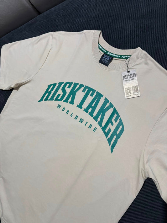 RISKTAKER "Authentic Hustler" Shirt (Cream)