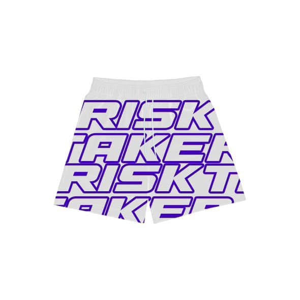 RISKTAKER Purple Mesh Short