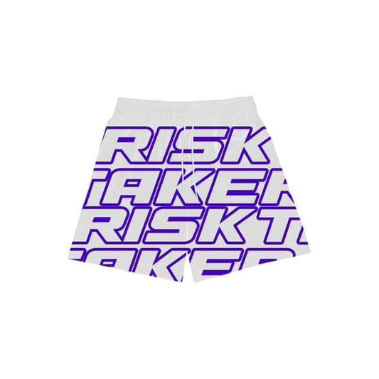 RISKTAKER Purple Mesh Short