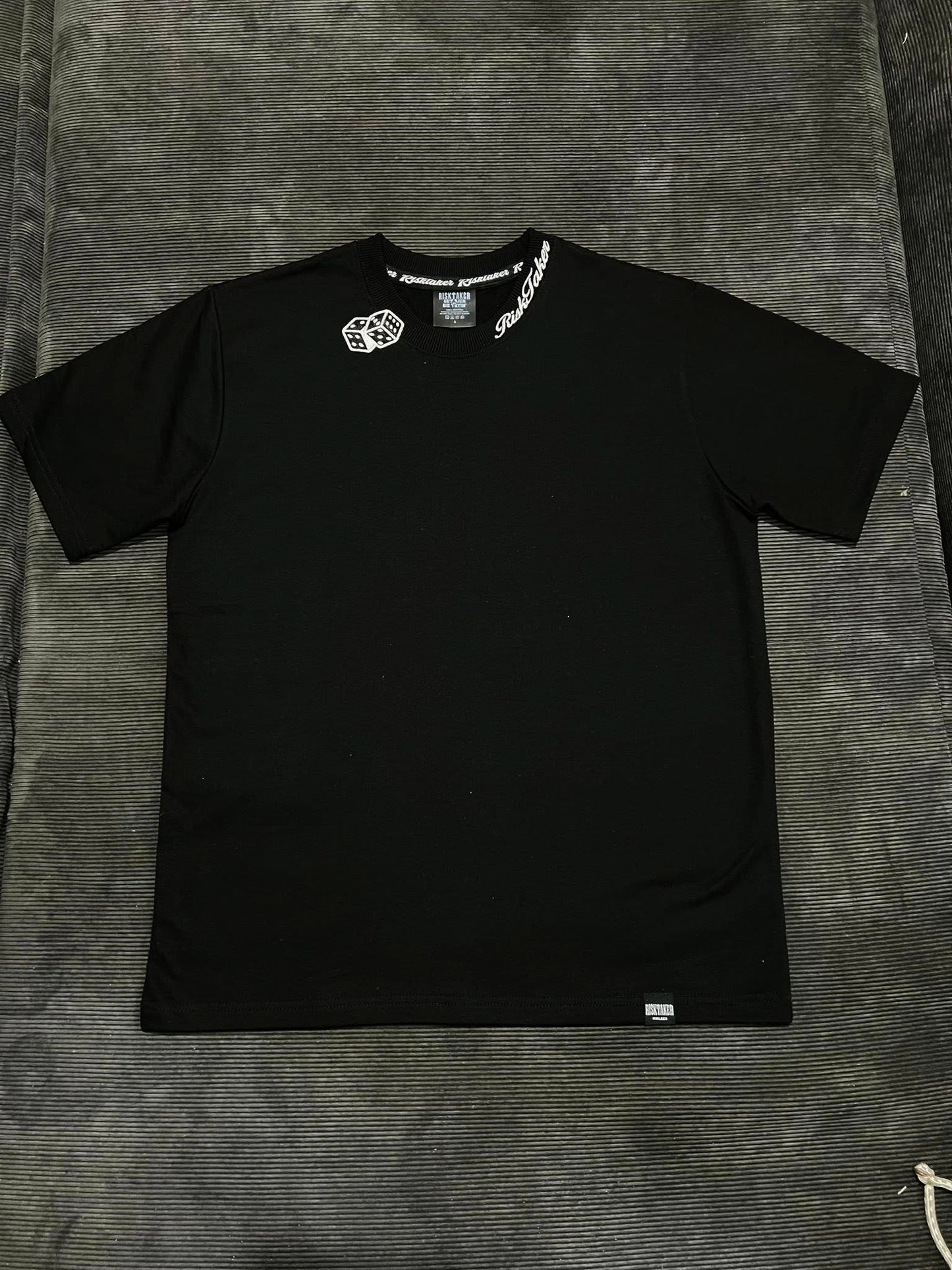 RISKTAKER "  Embroidery Dice " l BLACK