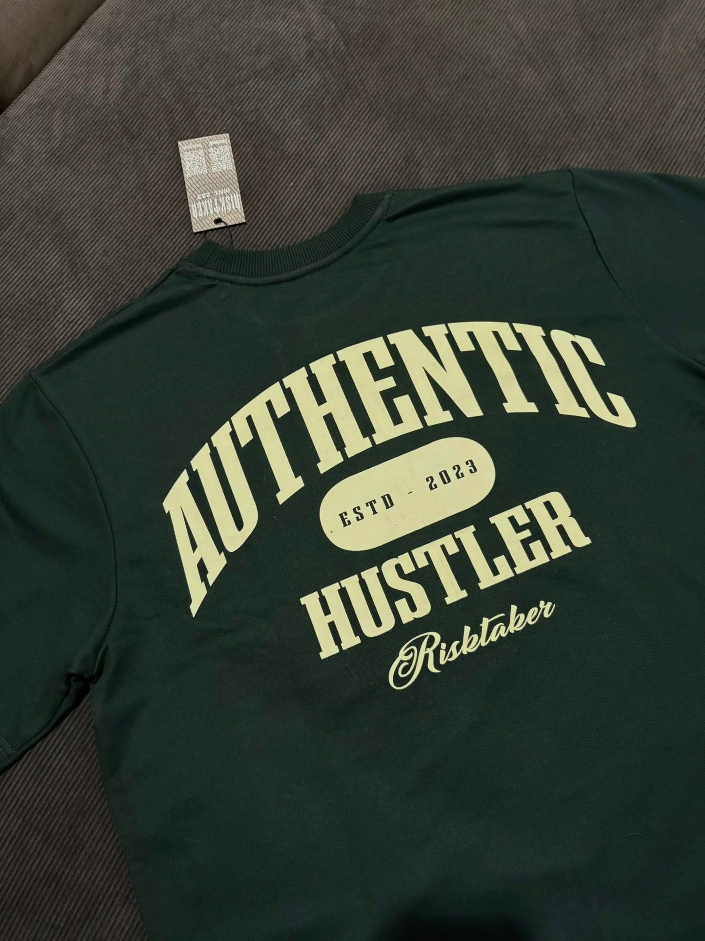 RISKTAKER "Authentic Hustler" l Dark green