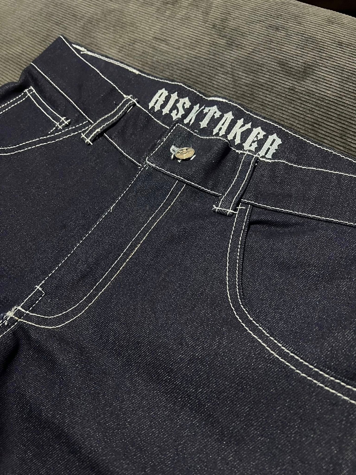 RISKTAKER " Jorts Denim Navy blue "